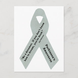 Parkinson's Awareness Ribbon Postkarte