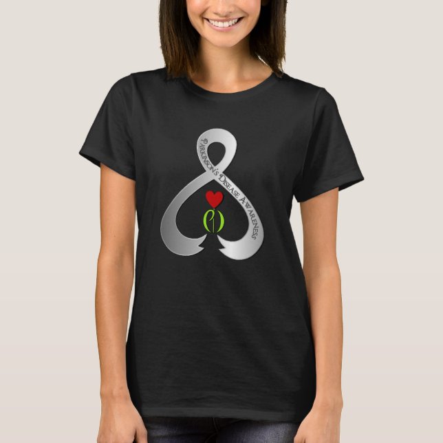 Parkinson's Awareness Ribbon T-Shirt (Vorderseite)