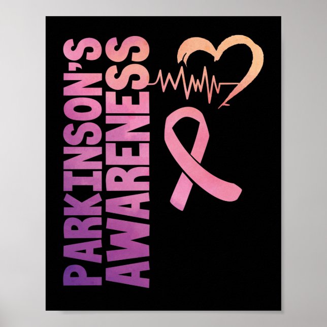 Parkinsons Bewusstsein Parkinson Krankheit Poster (Vorne)
