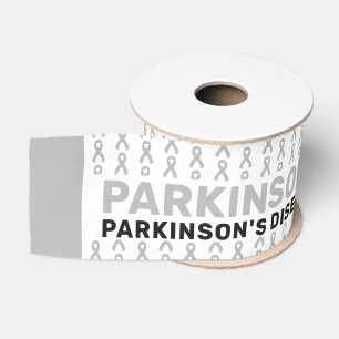 Parkinson's Disease Awareness Pattern Ribbon Ripsband