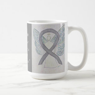 Parkinson's Disease Awareness Ribbon Angel Tasse