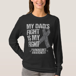 Parkinson's Disease Awareness Vater Kämpfe Silver  T-Shirt