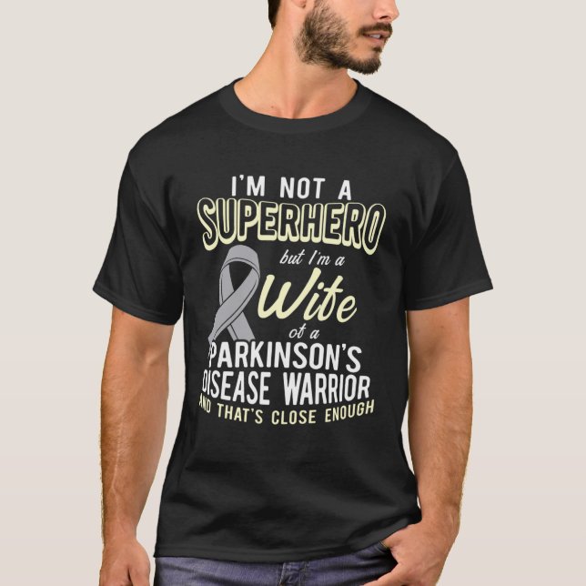 Parkinsons Ehefrau Warrior Survivor T-Shirt (Vorderseite)