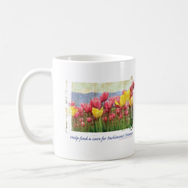 Parkinson's Field of Tulips Kaffeetasse (Links)
