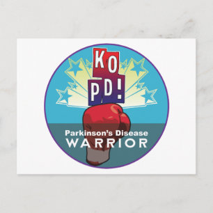 Parkinson's KO Warrior Postkarte