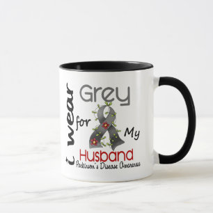 Parkinsons Krankheit trage ich Grau für meinen Tasse