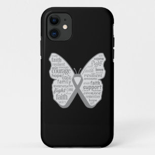 Parkinsons Krankheits-Schmetterlings-Band Case-Mate iPhone Hülle