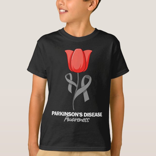 Parkinsons Sensibilisierung für Erkrankungen April T-Shirt (Vorderseite)