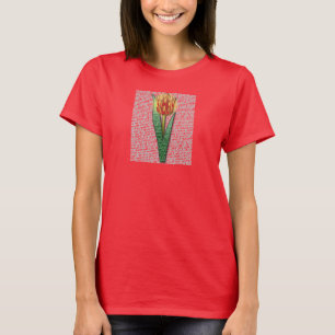 Parkinsons Stärke Burst Tulip RednYellow T-Shirt