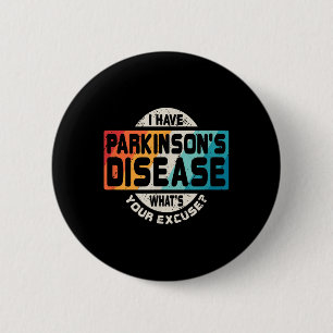 Parkinsons T Shirt Disease Awareness Survivor Gesc Button