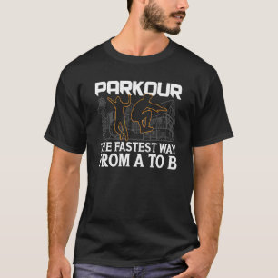 Parkour am schnellsten von A nach B für Traktoren  T-Shirt