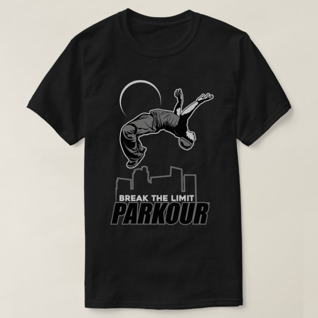 PARKOUR BREAGE THE LIMIT T-Shirt (Design vorne)