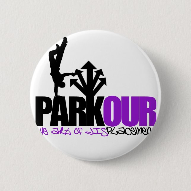 Parkour Button (Vorderseite)