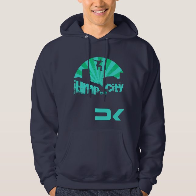 Parkour Dach-Sprung Hoodie (Vorderseite)