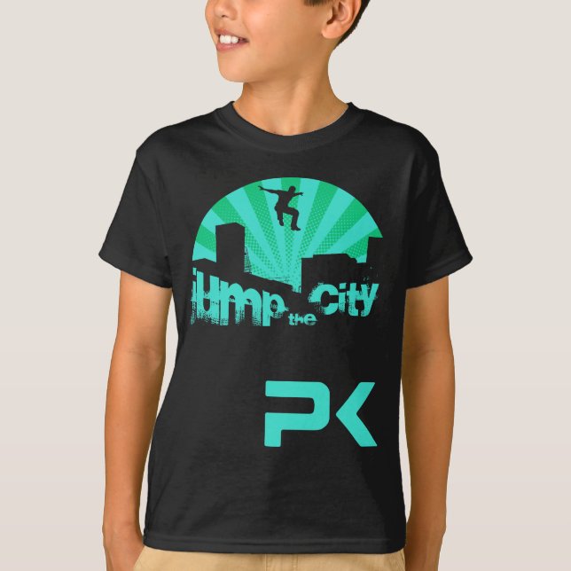 Parkour Dach-Sprung T-Shirt (Vorderseite)