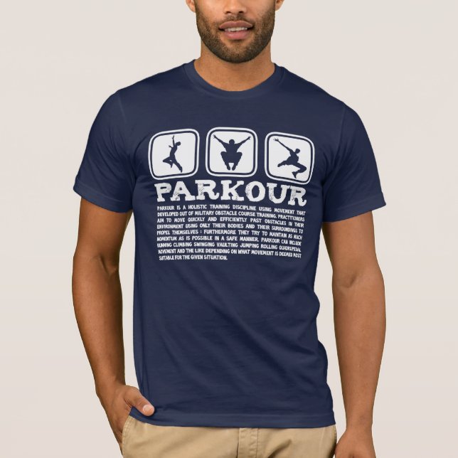 Parkour Definition T-Shirt (Vorderseite)