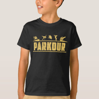 Parkour Durchgehen-extreme Sport-Bremsungs-freier T-Shirt