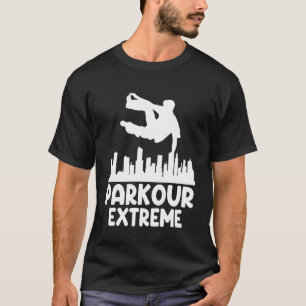 Parkour Extremer Urbaner Freerunner Skyline Sports T-Shirt