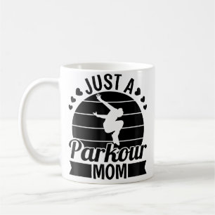 Parkour Free Running Traceur - Läuferin Nur Ein Pa Kaffeetasse