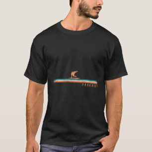 Parkour Free Running Traceur Retro Vintager Parkpl T-Shirt