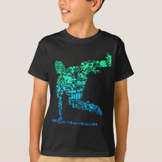 Parkour Freerunner Freerunning Traceur Boys Men T-Shirt