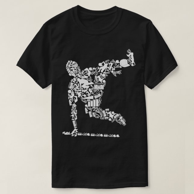 Parkour Freerunner Freerunning Traceur T-Shirt (Design vorne)