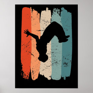 Parkour, Freerunner, Parkour-Runner-Geschenk Poster