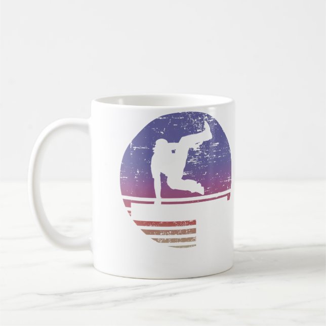 Parkour Freerunning Balance Running Sport Freerunn Kaffeetasse (Links)