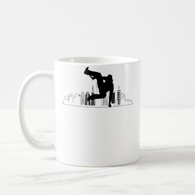 Parkour Freerunning Freerunner Kaffeetasse (Links)