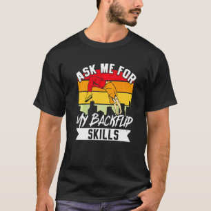Parkour Freerunning Traceur Athlet Backflip Frag M T-Shirt