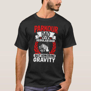 Parkour Freerunning Traceur Athlete Backflip Parkp T-Shirt
