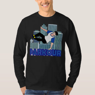 Parkour Freerunning Vintag Retro Freestyle Acroba T-Shirt