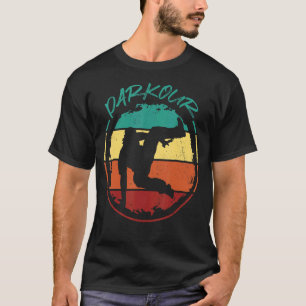 Parkour Freestyle Running Graffiti Runner Jumping T-Shirt