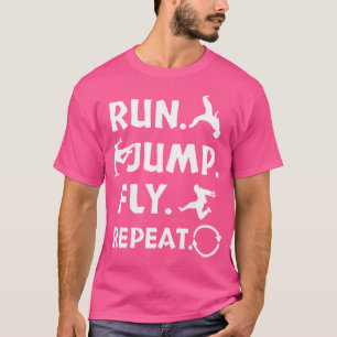 Parkour-Geschenk-Shirt Freerunning Laufen Springen T-Shirt