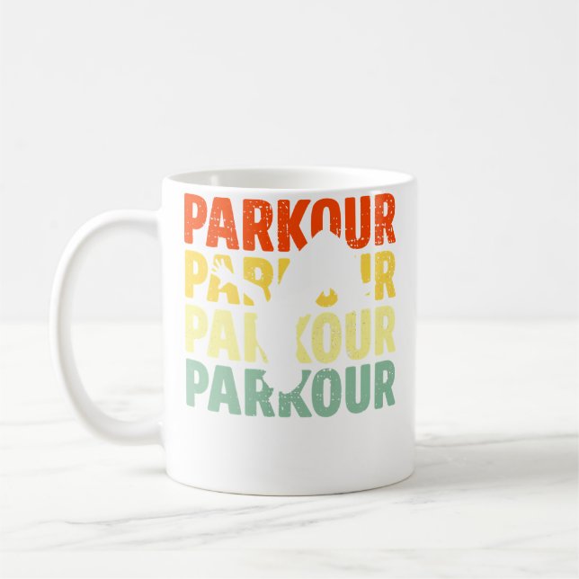 Parkour-Geschenkbekleidung I Parkour Kaffeetasse (Links)