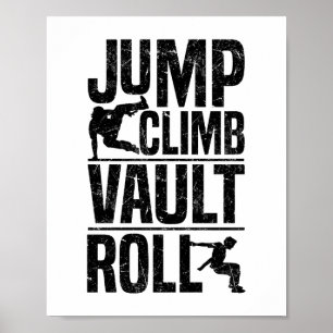 Parkour-Geschenke Poster