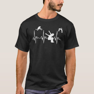 Parkour Heartbeat Parkour Free Running Mm T-Shirt