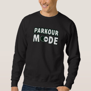 Parkour im Freien Parkplatz Sweatshirt