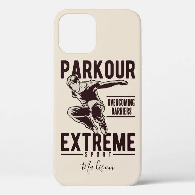 PARKOUR INDIVIDUELLE NAME Case-Mate iPhone HÜLLE (Rückseite)