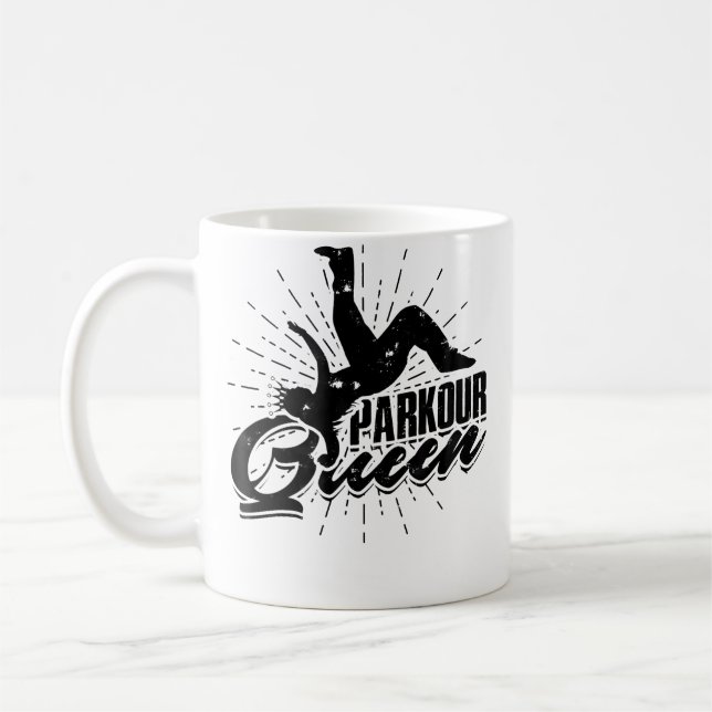 Parkour-Königin - Parkour Kaffeetasse (Links)