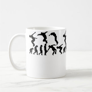 Parkour Lauf Kletterer Läufer Hindernisparcours Pa Kaffeetasse
