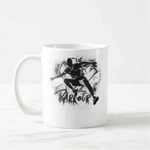Parkour-Läuferin für Frauen Kaffeetasse