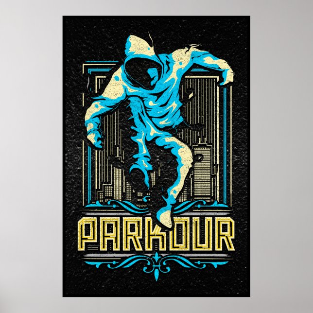 Parkour Poster - Parcour Poster - Parcours (Vorne)