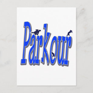 Parkour Postkarte