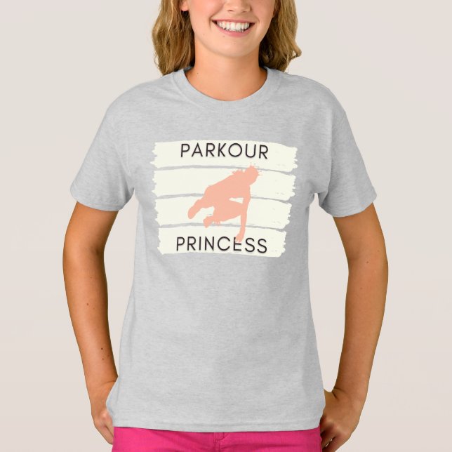 Parkour princess pink T-Shirt (Vorderseite)