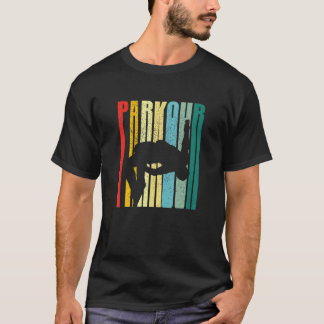 Parkour Race Runner Vintag Freeruning Jumper Gam T-Shirt