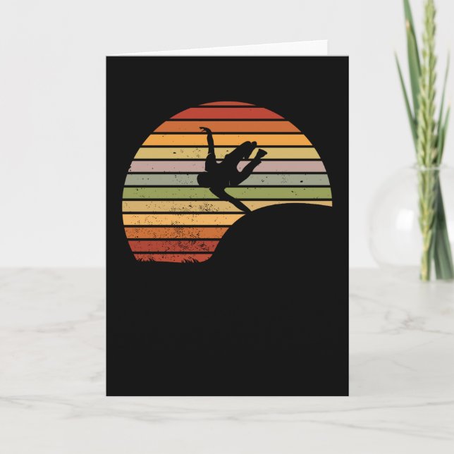 Parkour Retro Karte (Vorderseite)