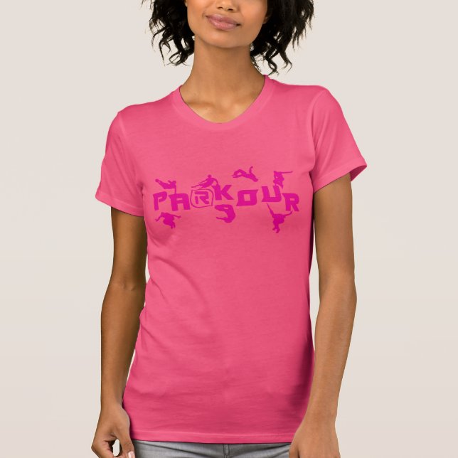 Parkour Rosa T-Shirt (Vorderseite)