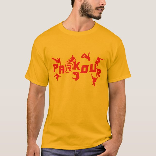 Parkour Rot T-Shirt (Vorderseite)
