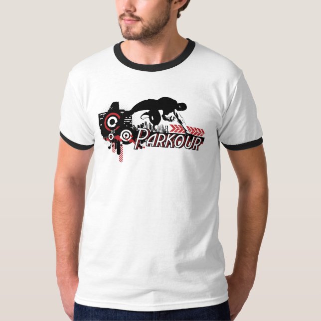 Parkour Stadt (Licht) T-Shirt (Vorderseite)